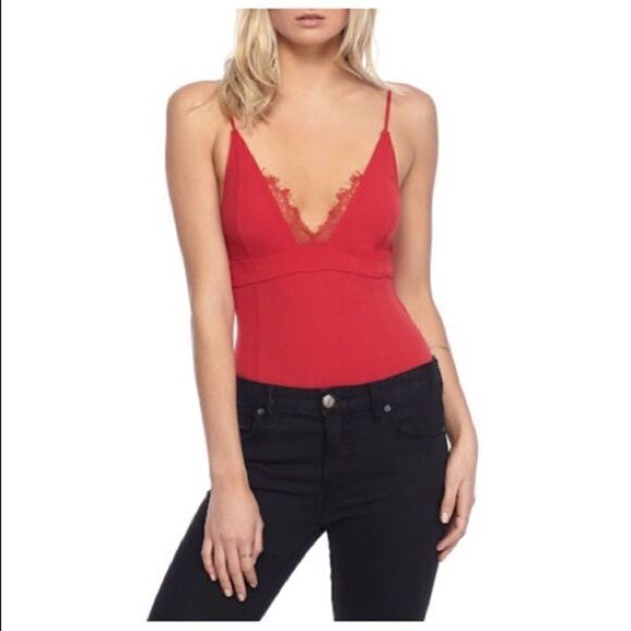 NWT-FREE People Tell It To The Heart Bodysuit - Picture 2 of 7